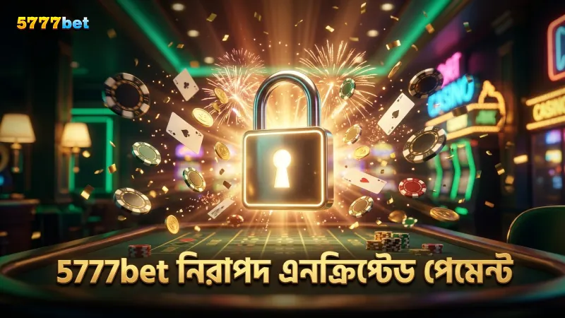 5777bet নিরাপদ এনক্রিপ্টেড পেমেন্ট চ্যানেল ব্যবহার করে।