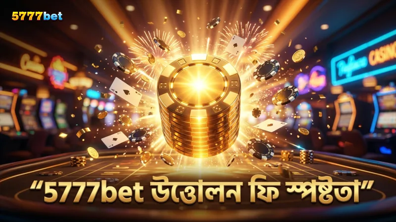 5777bet উত্তোলনে ফি ও সীমা সম্পর্কে স্পষ্ট তথ্য