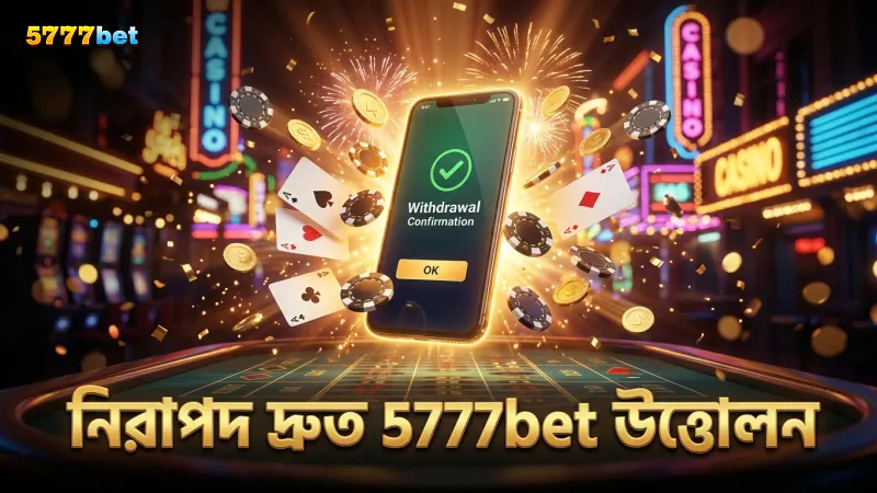 নিরাপদ ও দ্রুত 5777bet উত্তোলন নিশ্চিতকরণ