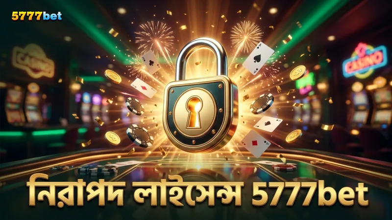 আন্তর্জাতিক লাইসেন্স ও নিরাপত্তা ব্যবস্থা 5777bet-এ
