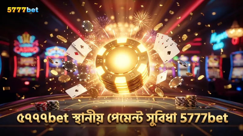 স্থানীয় পেমেন্ট পদ্ধতিতে দ্রুত আয় নিশ্চিত করে ৫৭৭৭bet