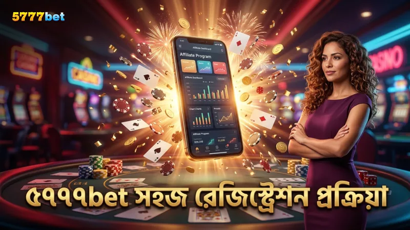 অ্যাফিলিয়েট রেজিস্ট্রেশনে ৫৭৭৭bet-এর সহজ ও নিরাপদ প্রক্রিয়া