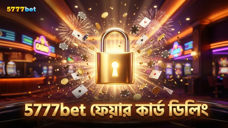 5777bet এর লাইভ ক্যামেরা নিশ্চিত করে ফেয়ার কার্ড ডিলিং।