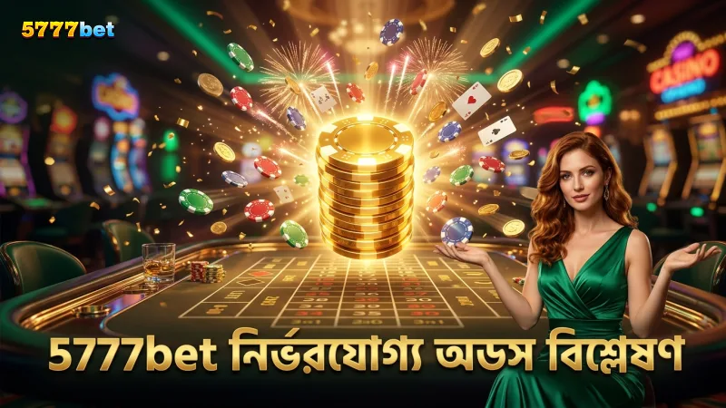 5777bet-এ লাইটনিং রুলেটের নির্ভরযোগ্য অডস বিশ্লেষণ।