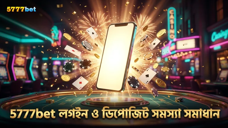 5777bet এ লগইন ও ডিপোজিট সমস্যার দ্রুত সমাধান প্রক্রিয়া