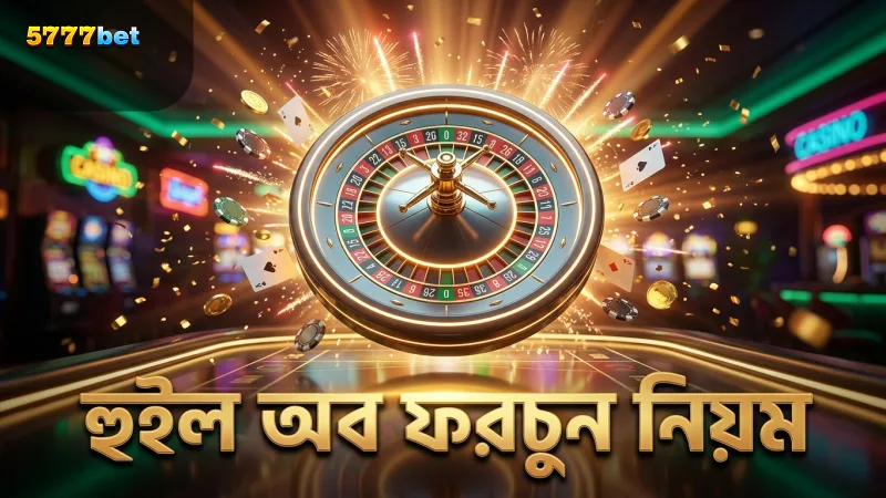 হুইল অব ফরচুন গেমের যে সিক্রেটটি অনেকেই জানেন না 1 হুইল অব ফরচুন গেমে স্পিনের মৌলিক নিয়ম দেখাচ্ছে